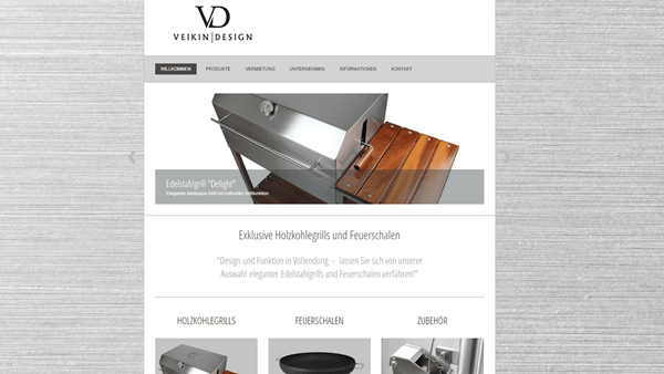 Produkt-Website - Veikin-Design