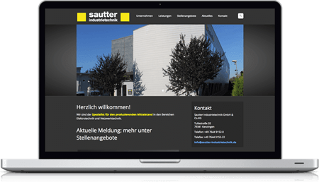 Elektriker Homepage - Sautter Industrietechnik