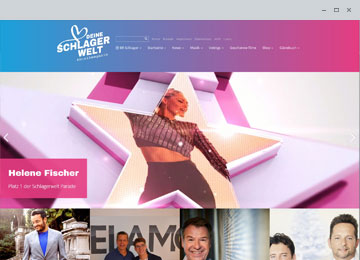 Homepage deineschlagerwelt.de