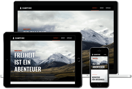 Professionelle Websites - Responsive Darstellungen