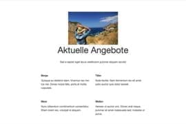 Design-Block - 2-Spalter - Text und Bild eingerückt