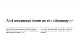 Design-Block - 2-Spalter mit zentrierter Überschrift