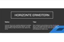 Design-Block - Container - randlos mit Hintergrundfarbe und Icon