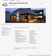 Elektriker Homepage - Elektrotechnik Wirth UG