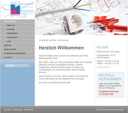 Elektriker Homepage - Gohl