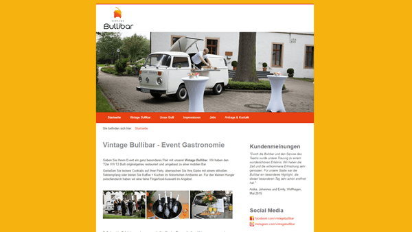 Handwerker-Website - Bullibar