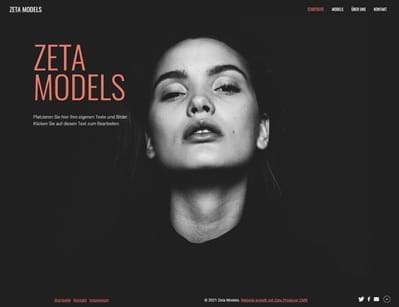 Layout - Campfire Responsive - Modelagentur