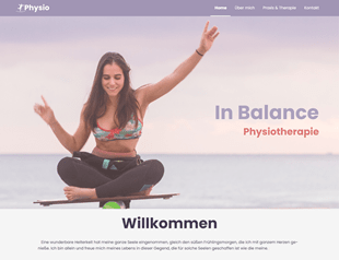 Layout - Campfire Responsive - Physiotherapie
